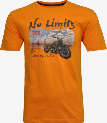 T-Shirt Ragman en orange : devant