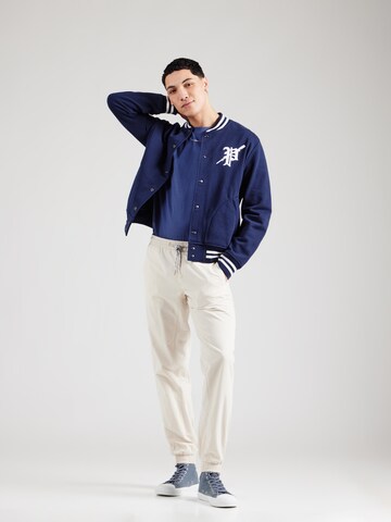 JACK & JONES Tapered Trousers 'JPSTKANE' in Beige