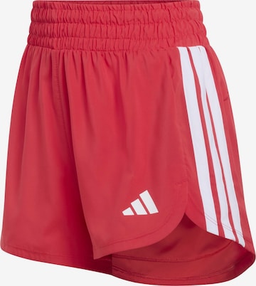 ADIDAS PERFORMANCE Sports trousers 'PACER' in Red: front