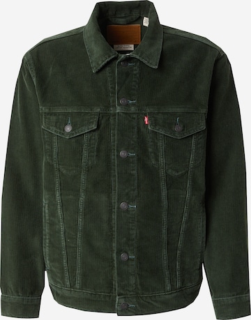 LEVI'S ®Prijelazna jakna 'Corduroy Relaxed Trucker Jacket' - zelena boja: prednji dio