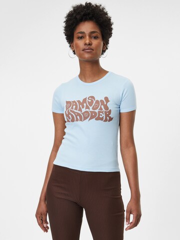 Damson Madder T-Shirt in Blau: Vorderseite