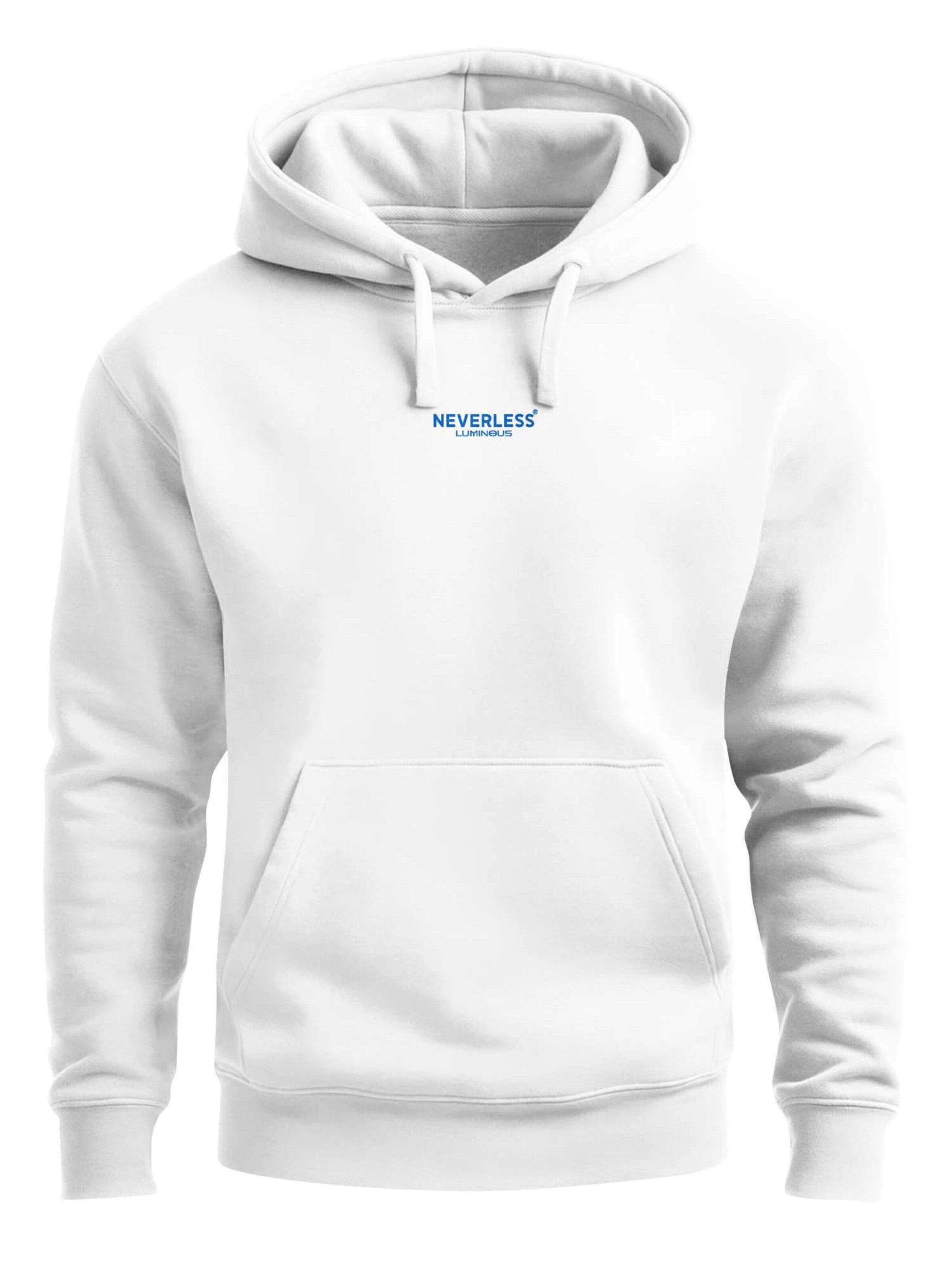 Neverless Sweatshirt 'Blumen' in White