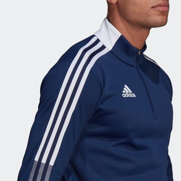 Felpa sportiva 'Tiro 21' di ADIDAS SPORTSWEAR in blu