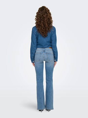 ONLY Flared Jeans 'ONLAnn' in Blauw