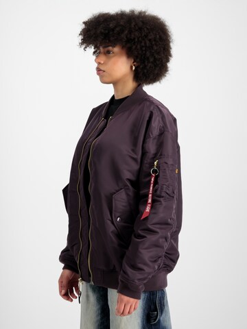 ALPHA INDUSTRIES - Chaqueta de entretiempo 'MA-1 Core' en lila