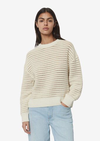 Marc O'Polo DENIM Sweater 'Dfc' in White: front