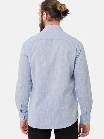 Coupe slim Chemise 'CH199' CIPO & BAXX en bleu