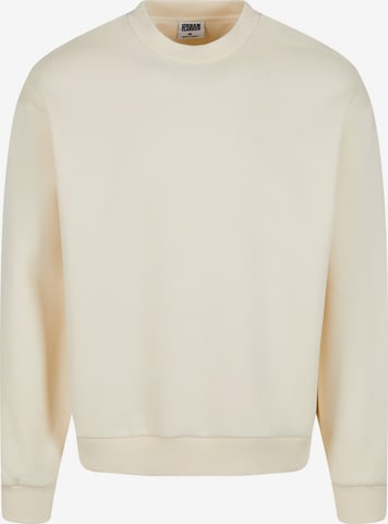 Sweat-shirt Urban Classics en blanc : devant