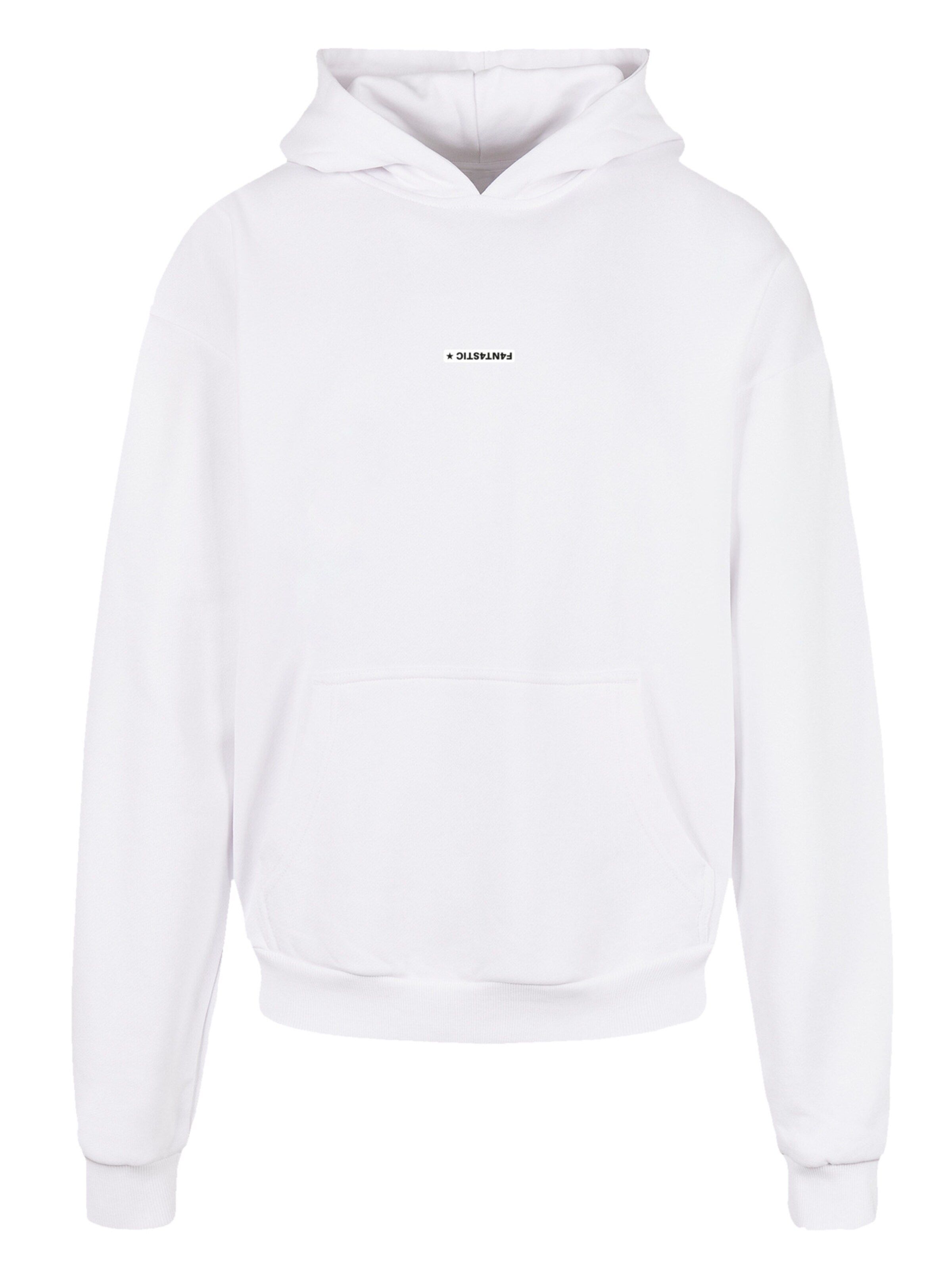 Sweat-shirt F4NT4STIC en blanc : devant
