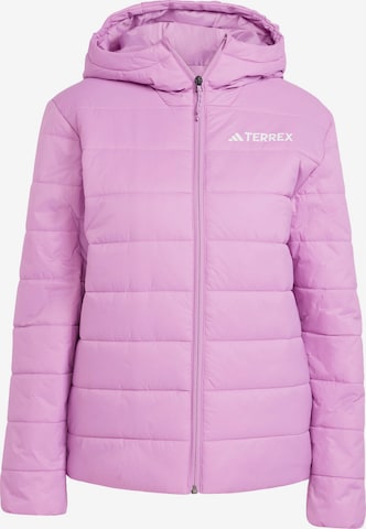 ADIDAS TERREX Outdoor jacket 'Essentials' in Purple: front
