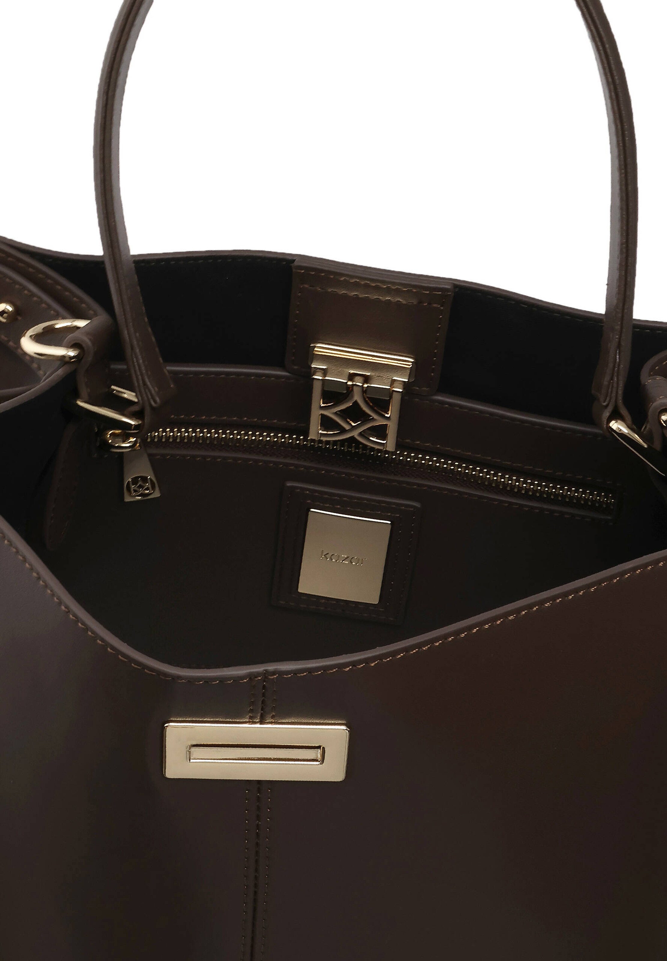 Kazar Handtas in Bruin