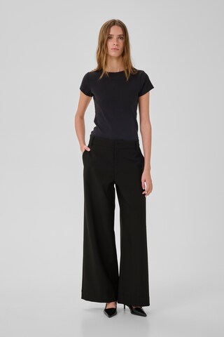 My Essential Wardrobe Wide leg Broek 'MWMilan Tito' in Zwart