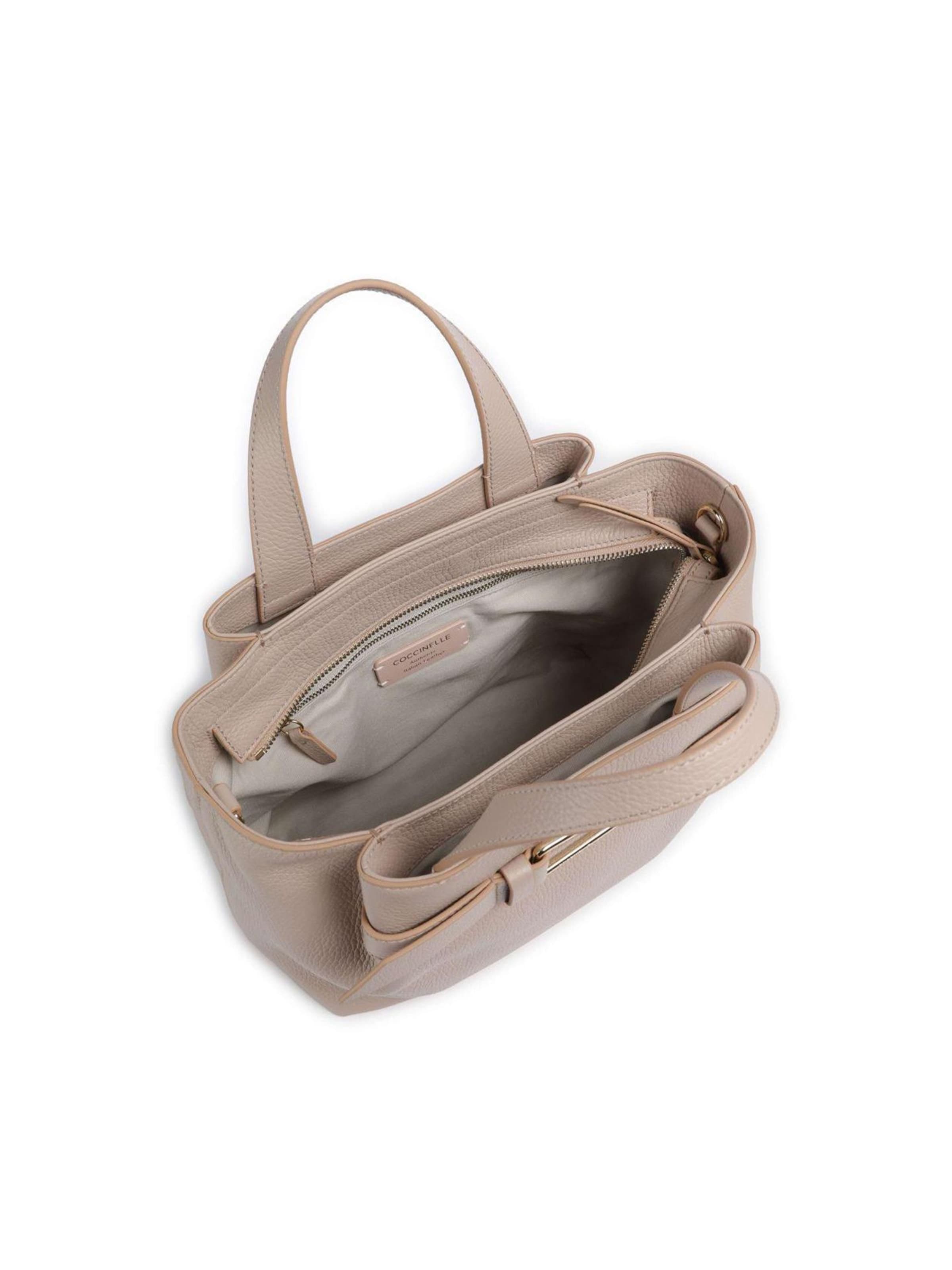 Coccinelle - Bolso de mano 'Malory' en beige