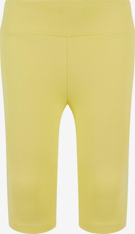 Urban Classics Skinny Leggings in Yellow: front