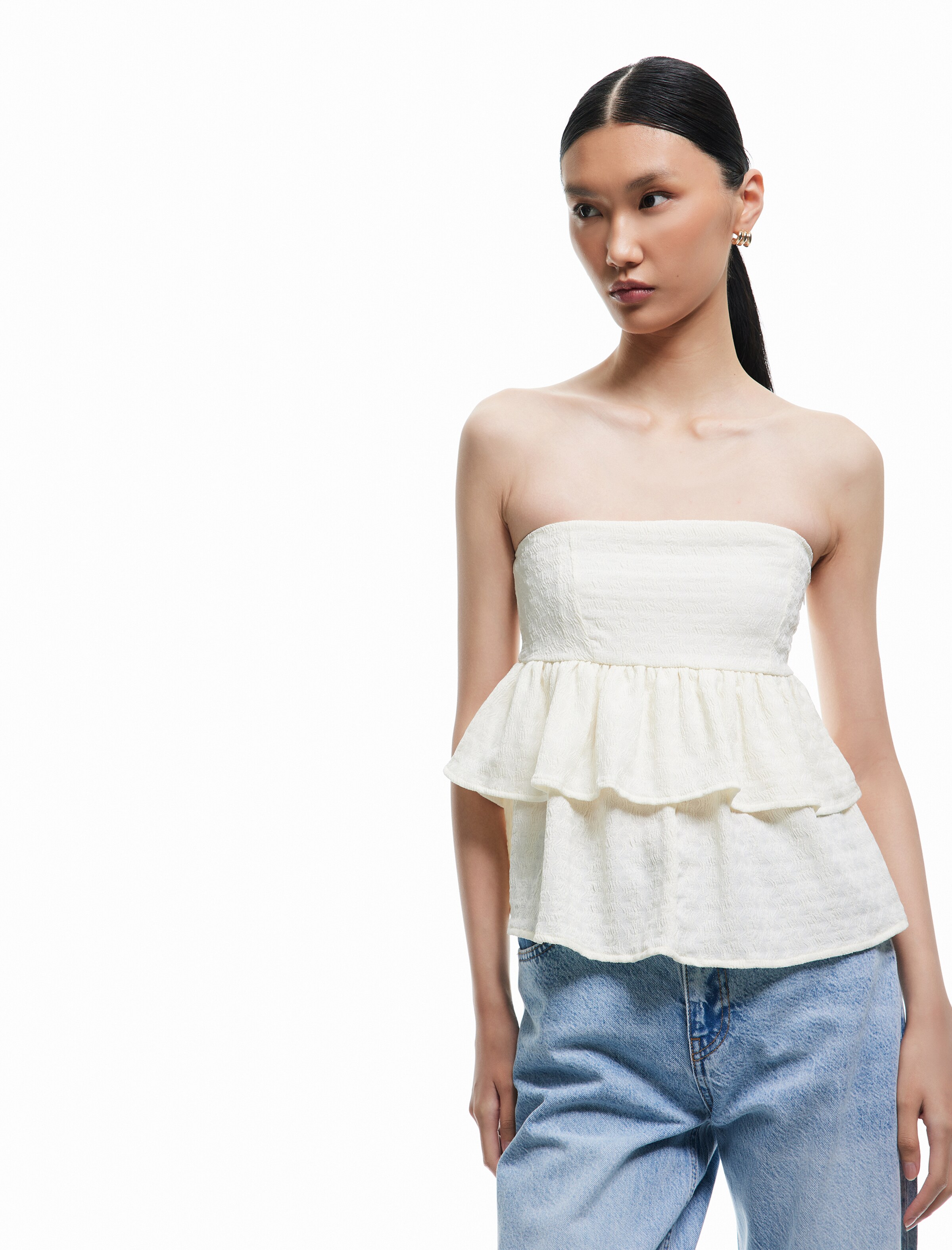 Koton Top in Beige: voorkant