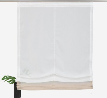 HOME AFFAIRE Curtains & Drapes in Beige: front