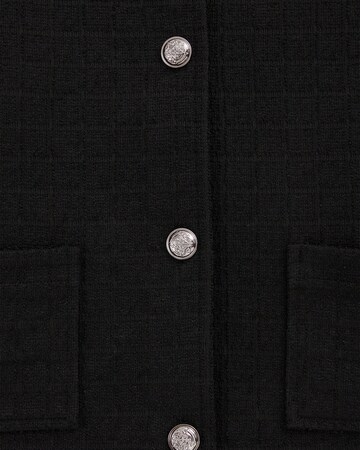 WE Fashion Strickjacke in Schwarz