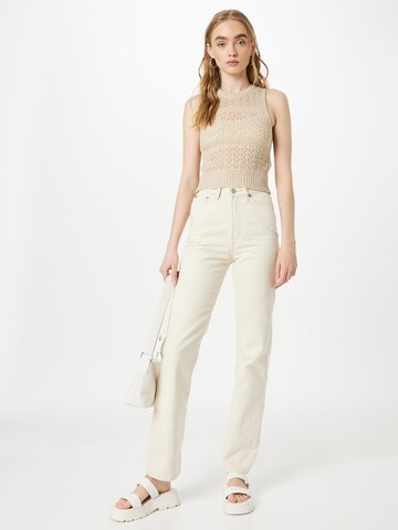 Trendyol Knitted Top in Beige