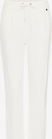 Pantalon à pince 'FRZastretch' Fransa en blanc : devant