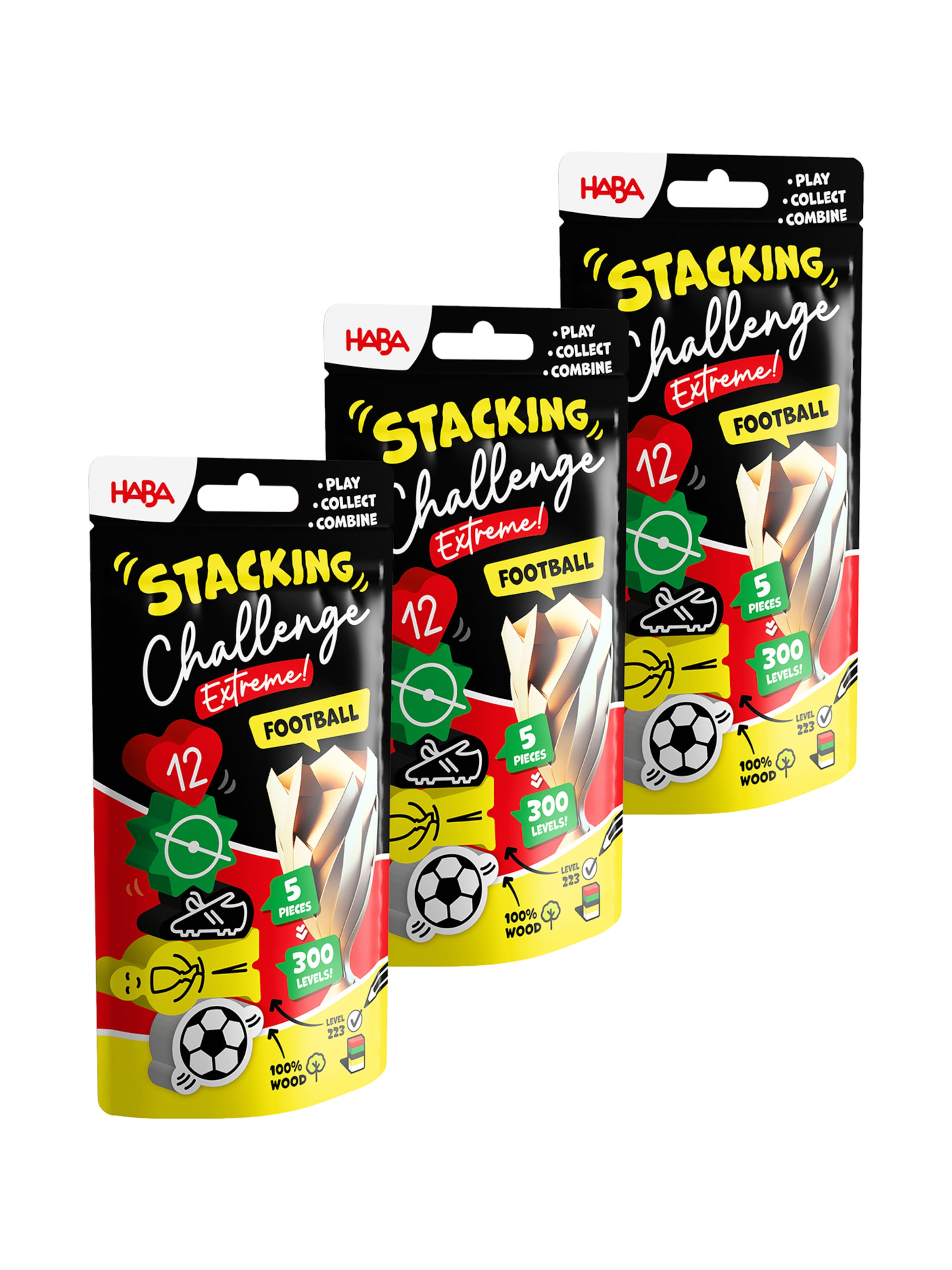 HABA Game ' Stacking Challenge Fussball Extrem ' in Mixed colours: front
