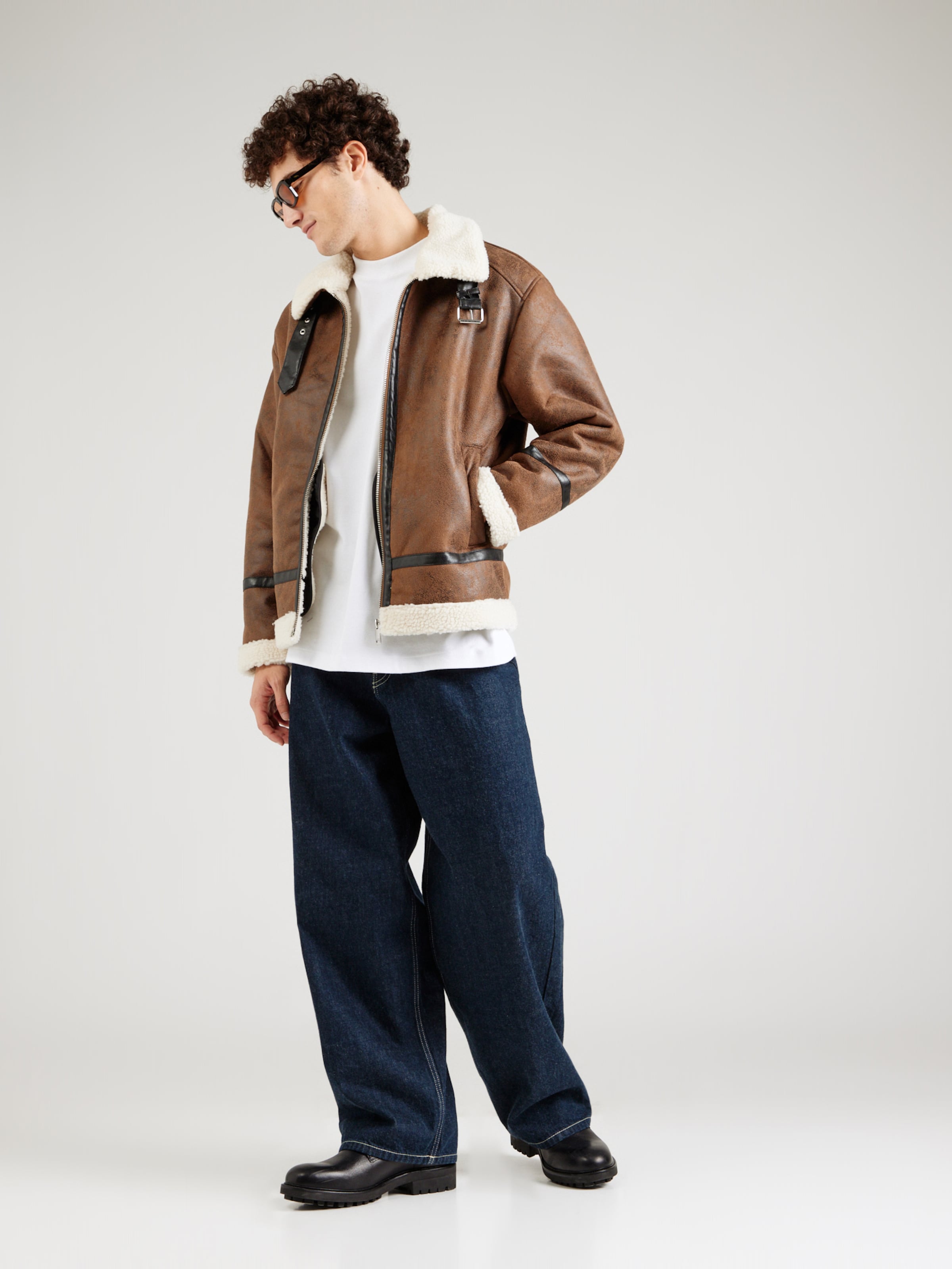 Lindbergh Between season jacket in Brown ABOUT YOU