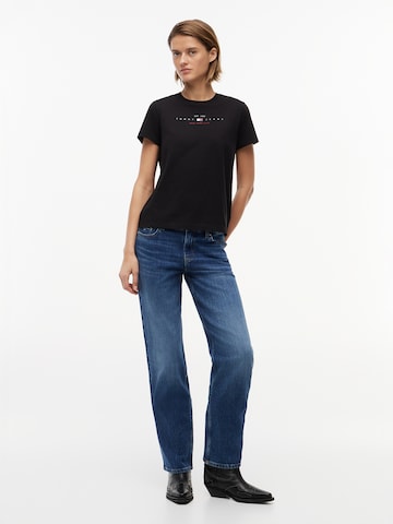 Tricou 'LINEAR' de la Tommy Jeans pe negru