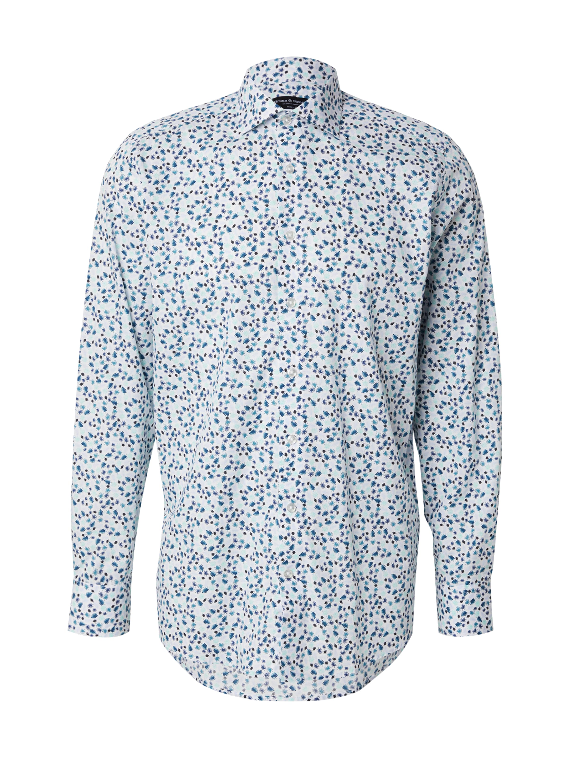 Bruun & Stengade Klasický střih Košile 'Karatsev' – zelená: přední strana