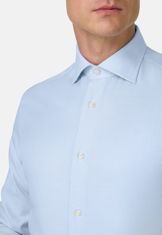 Coupe slim Chemise Boggi Milano en bleu