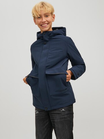 Jack & Jones Junior Přechodná bunda 'Etiko' – modrá: přední strana