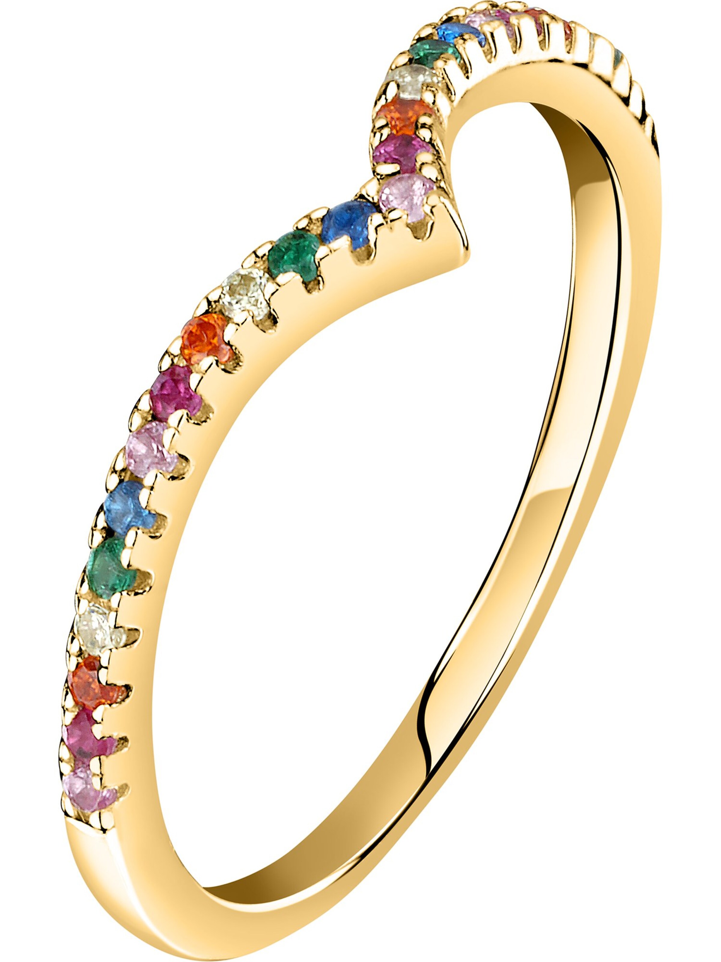 CHRIST Ring in Gold: Vorderseite