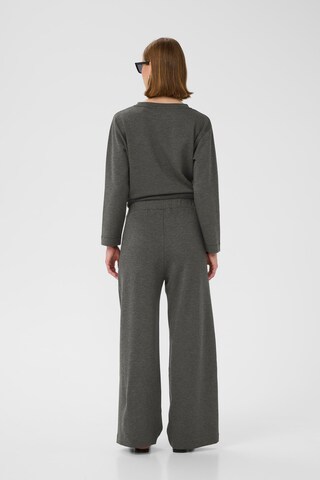 InWear Wide Leg Hose 'Gincette' in Grau