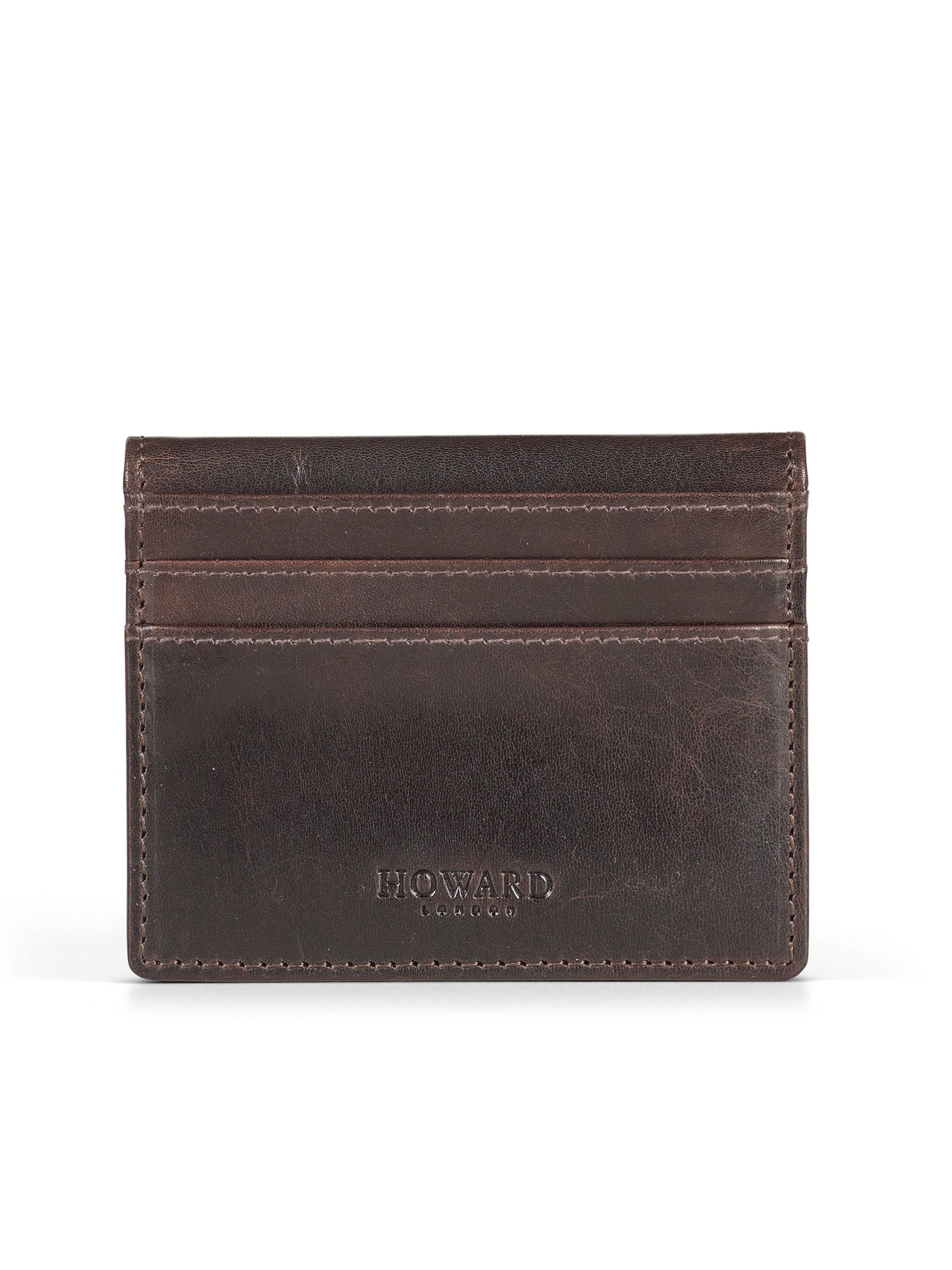 Porte-monnaies 'Howard Cardwallet Nort Dark Brown' Howard London en marron : devant