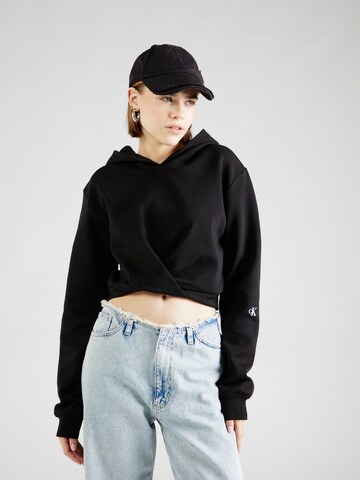 Calvin Klein Jeans Sweatshirt i sort: forside