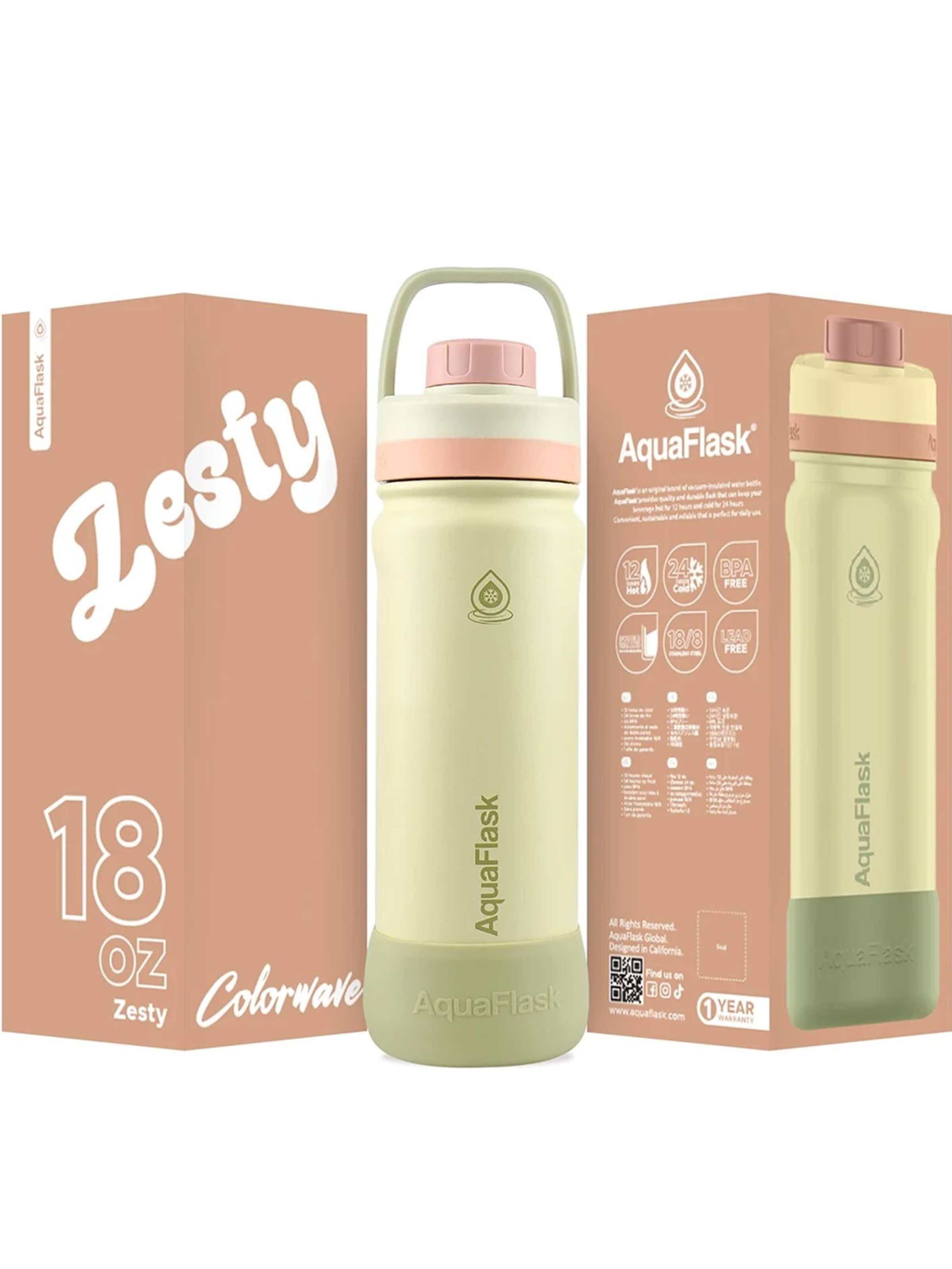 AquaFlask Láhev na vodu 'AquaFlask Termoláhev COLORWAVE 532 ml' – zelená