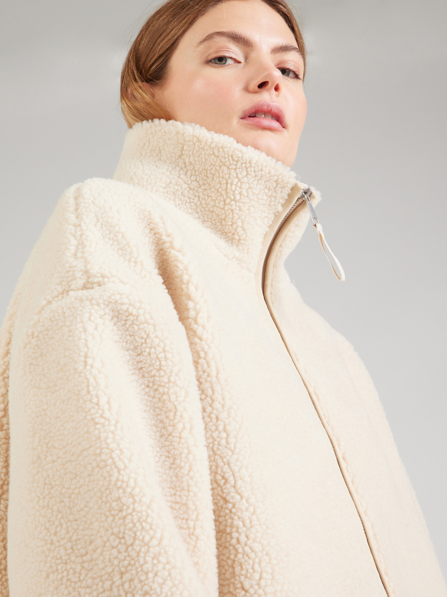 Veste Polaire Femme MOKBAY - Sans Capuche, Zippée - Manteau Léger D'hiver Pour Sorties, Shopping, Loisirs - Coupe Moderne