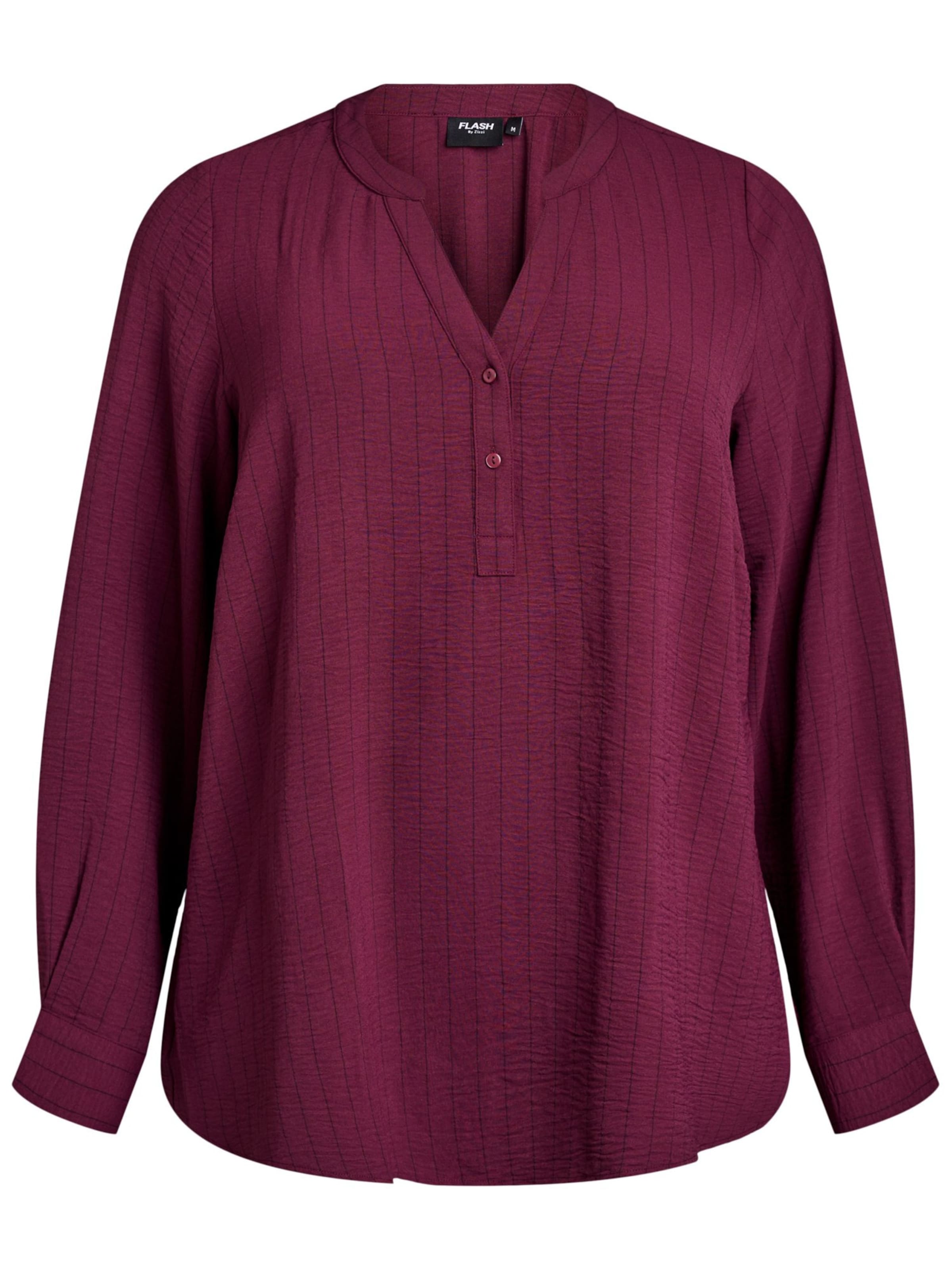 Flash by Zizzi Μπλούζα 'Fang' σε κόκκινο: μπροστά