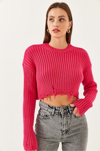 Bianco Lucci Pullover i pink