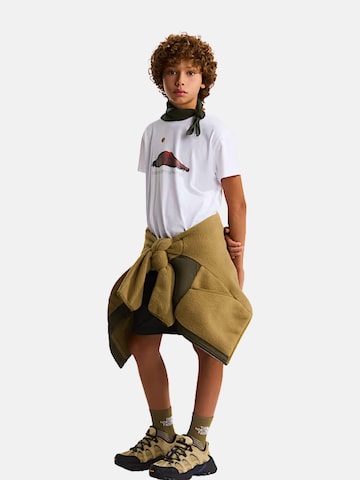 T-Shirt 'THE NORTH FACE kids B MOUNTAIN NIGHT SS TEE T-SHIRT' THE NORTH FACE en blanc