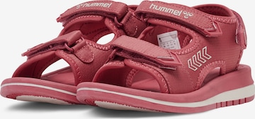 Hummel - Zapatos abiertos 'Zori' en rojo