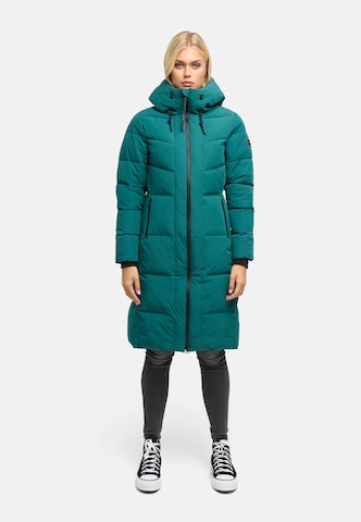 NAVAHOO Winter coat 'Schokokuss XIV' in Green