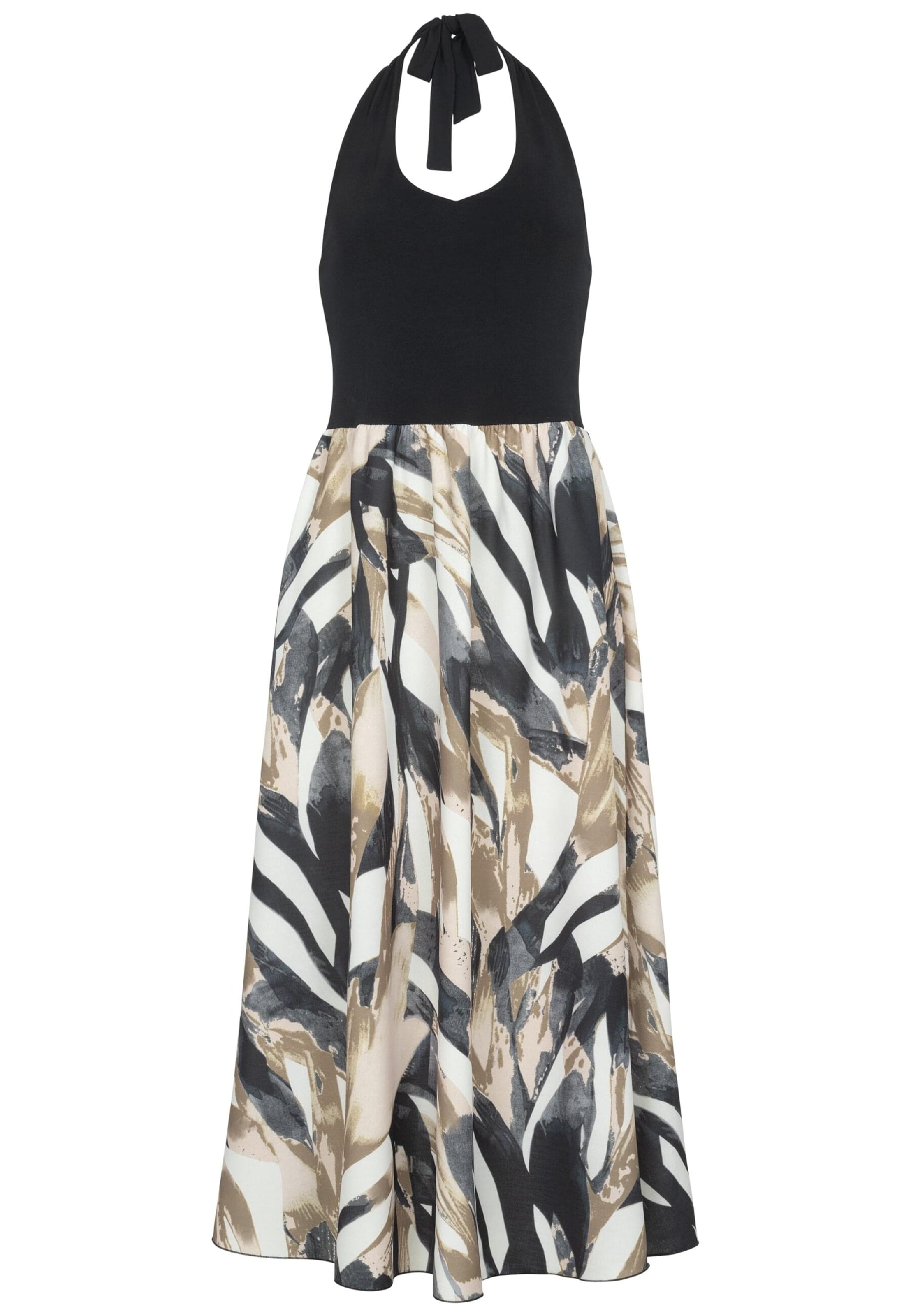 Cloud5ive Kleid in Beige: Vorderseite