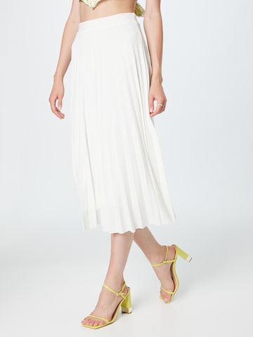 SISTERS POINT Skirt 'MALOU' in White: front