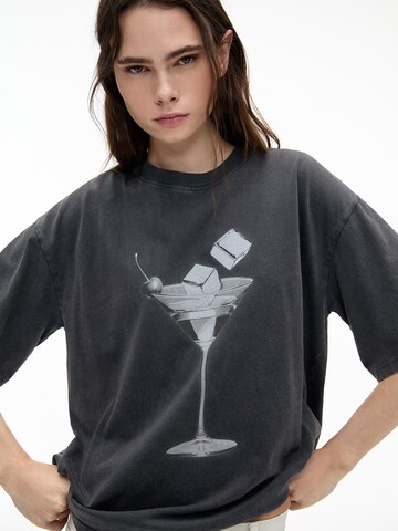 Pull&Bear T-Shirt in Grau
