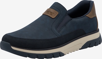 Chaussure basse Rieker en bleu : devant