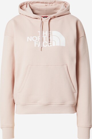 THE NORTH FACE - Sweatshirt 'Drew Peak' em rosa: frente