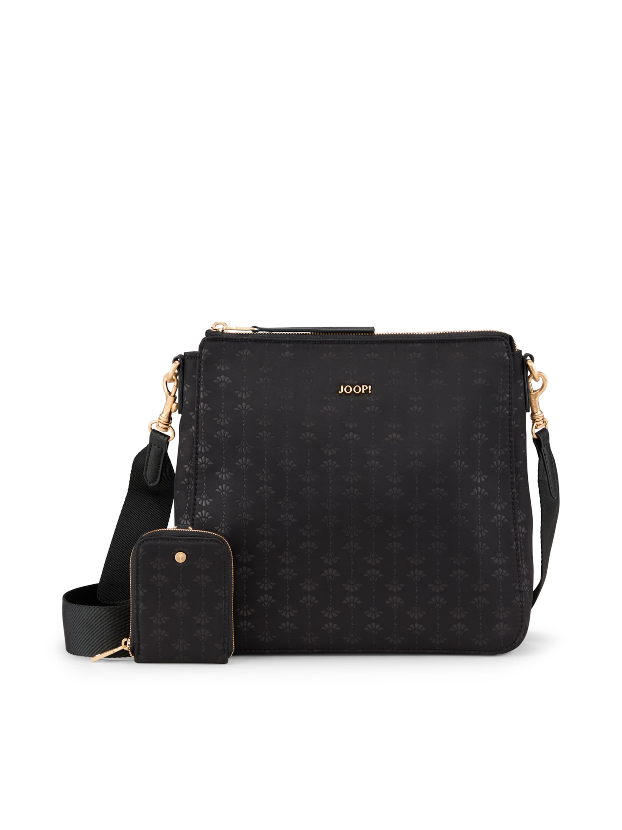 JOOP! Taška přes rameno 'Collana Tessuto Jasmina' – černá: přední strana
