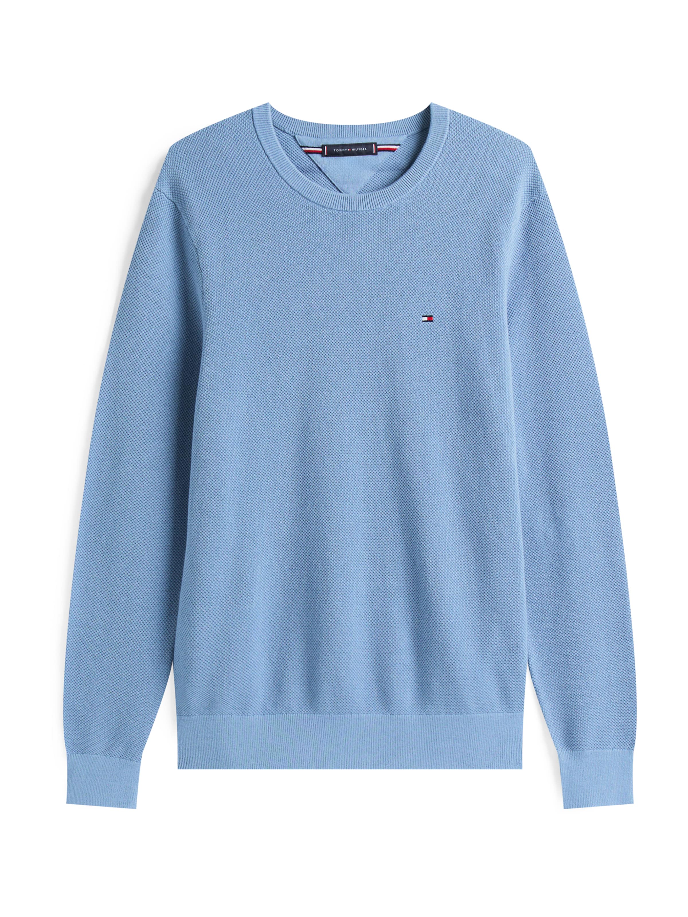 TOMMY HILFIGER Pullover 'ESSENTIAL' in Blau: Vorderseite