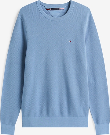 mėlyna TOMMY HILFIGER Megztinis 'ESSENTIAL': priekis