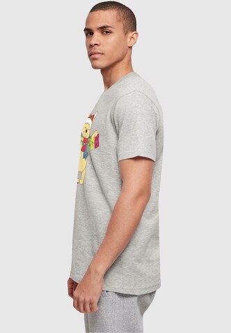 T-Shirt 'Winnie The Pooh - Festive' ABSOLUTE CULT en gris
