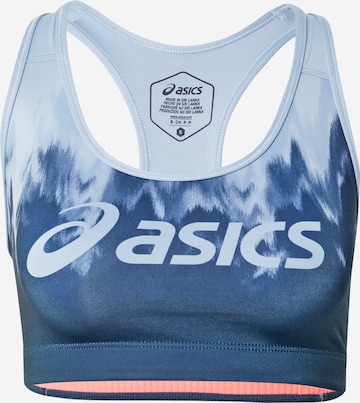 ASICS Sports Bra in Blue: front